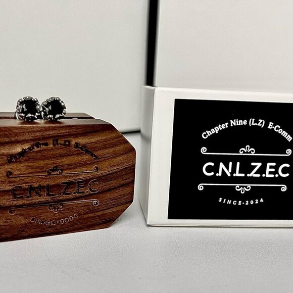 Elegant Sterling Silver Cubic Zirconia Stud Earrings with Luxury Gift Box, Hypoa - Picture 4 of 4